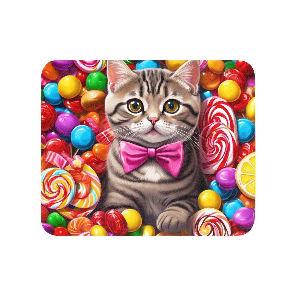 PugMug Custom Tabby Scottish Fold Cat Mouse Pad