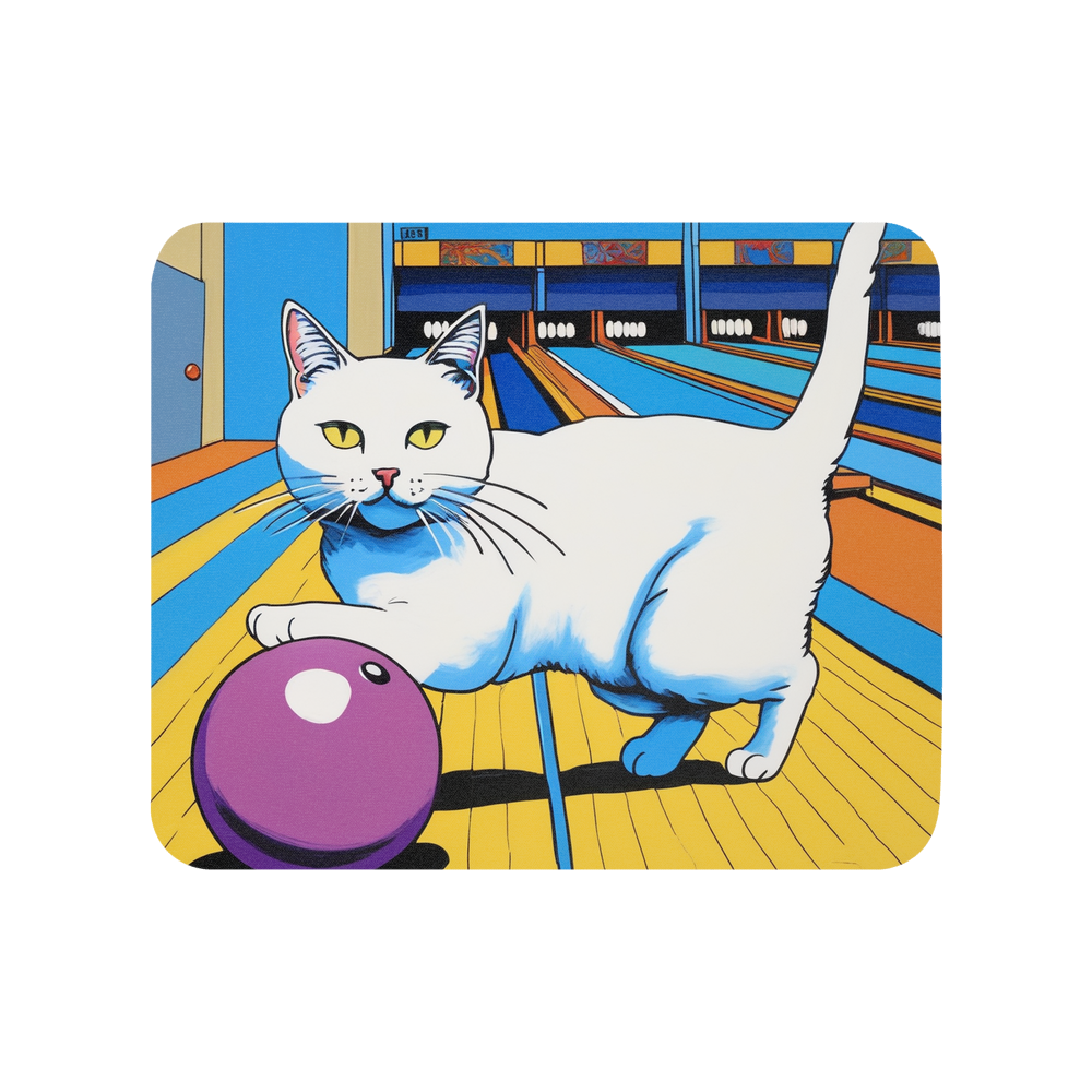 PugMug Custom White Companion Cat Mouse Pad