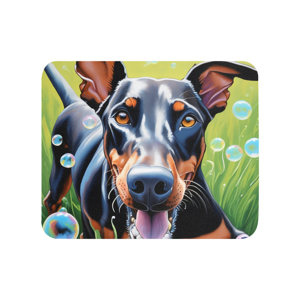 PugMug Custom Doberman Pinscher Mouse Pad