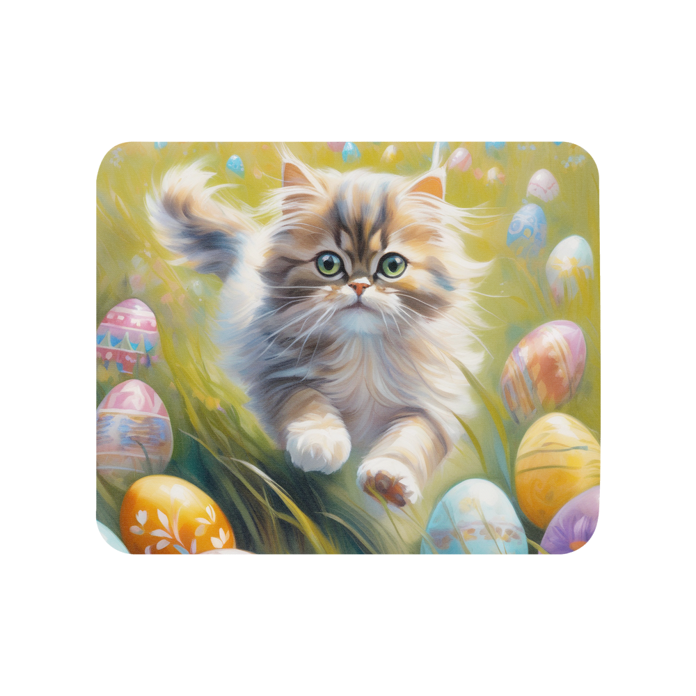 PugMug Custom Tabby Persian Cat Mouse Pad