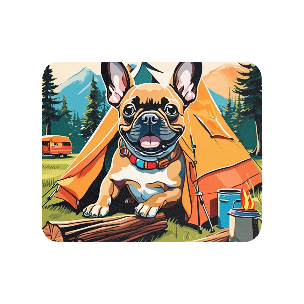 PugMug Custom Tan French Bulldog Mouse Pad