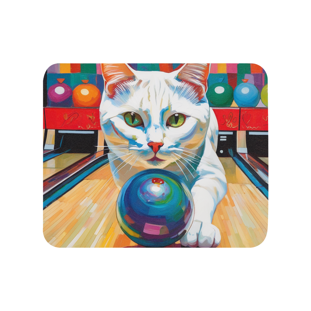 PugMug Custom White Companion Cat Mouse Pad