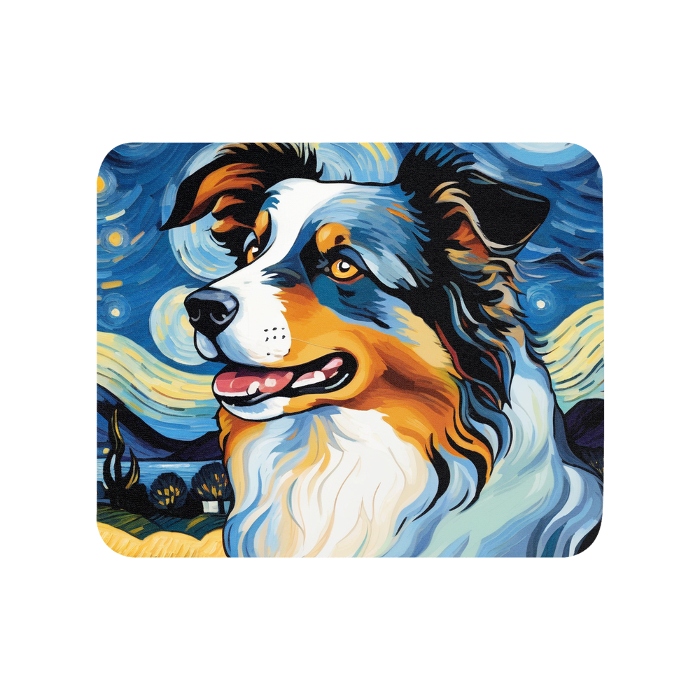 PugMug Custom Australian Shepherd Dog Mouse Pad