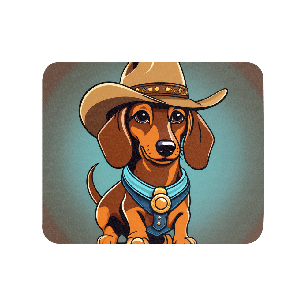 PugMug Custom Tan Dachshund Mouse Pad