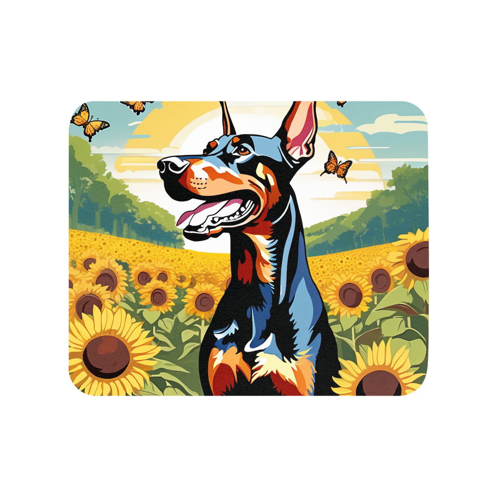 PugMug Custom Doberman Pinscher Mouse Pad