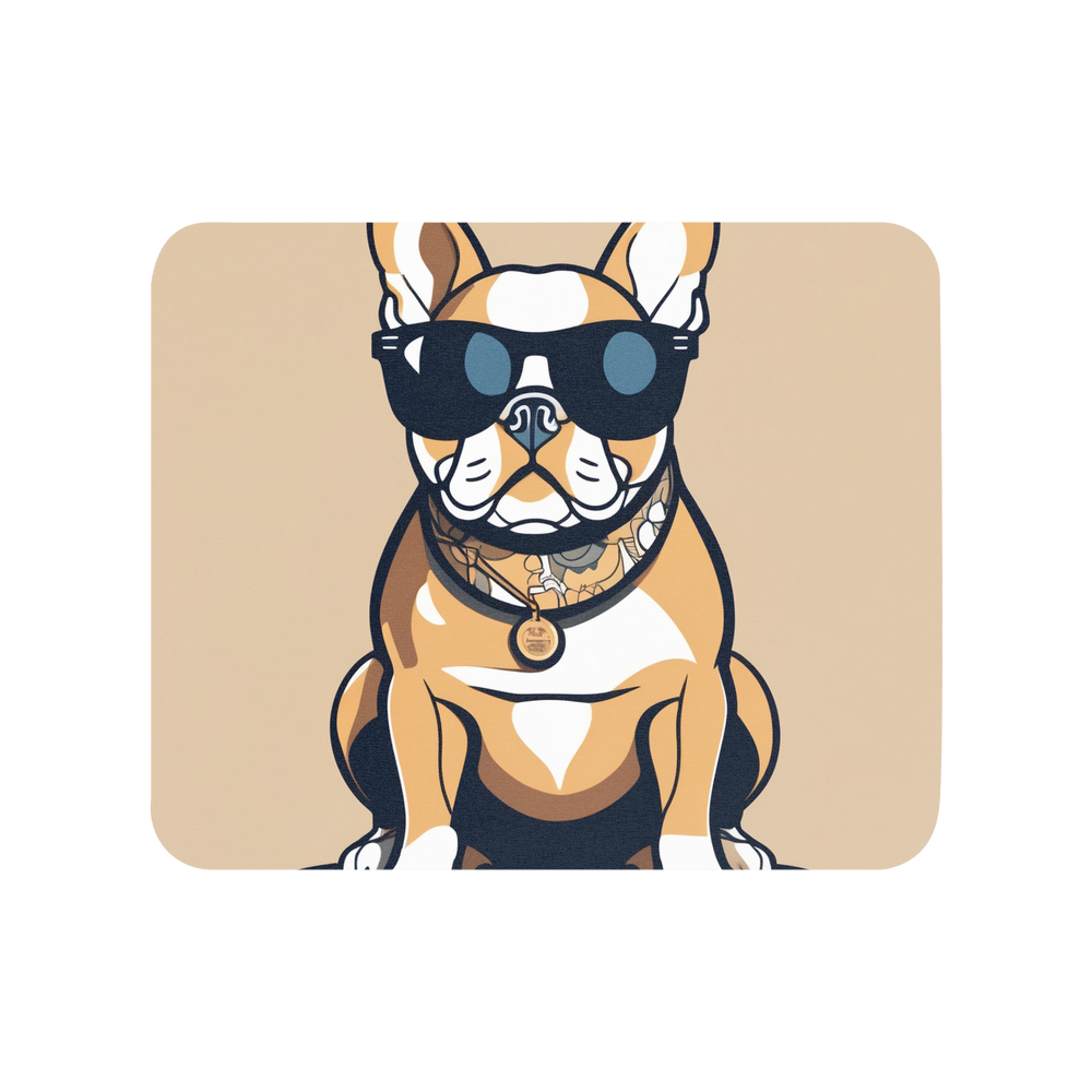 PugMug Custom Tan French Bulldog Mouse Pad