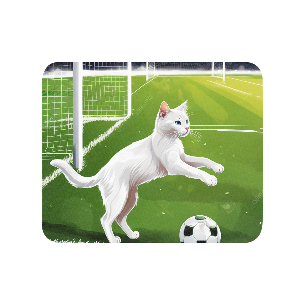 PugMug Custom White Companion Cat Mouse Pad