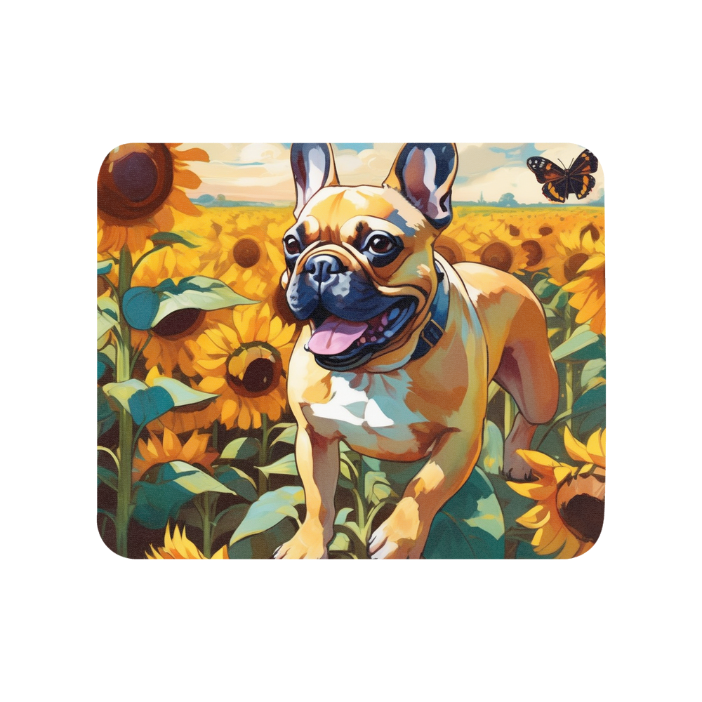 PugMug Custom Tan French Bulldog Mouse Pad