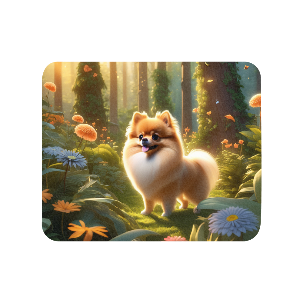 PugMug Custom Tan Pomeranian Mouse Pad