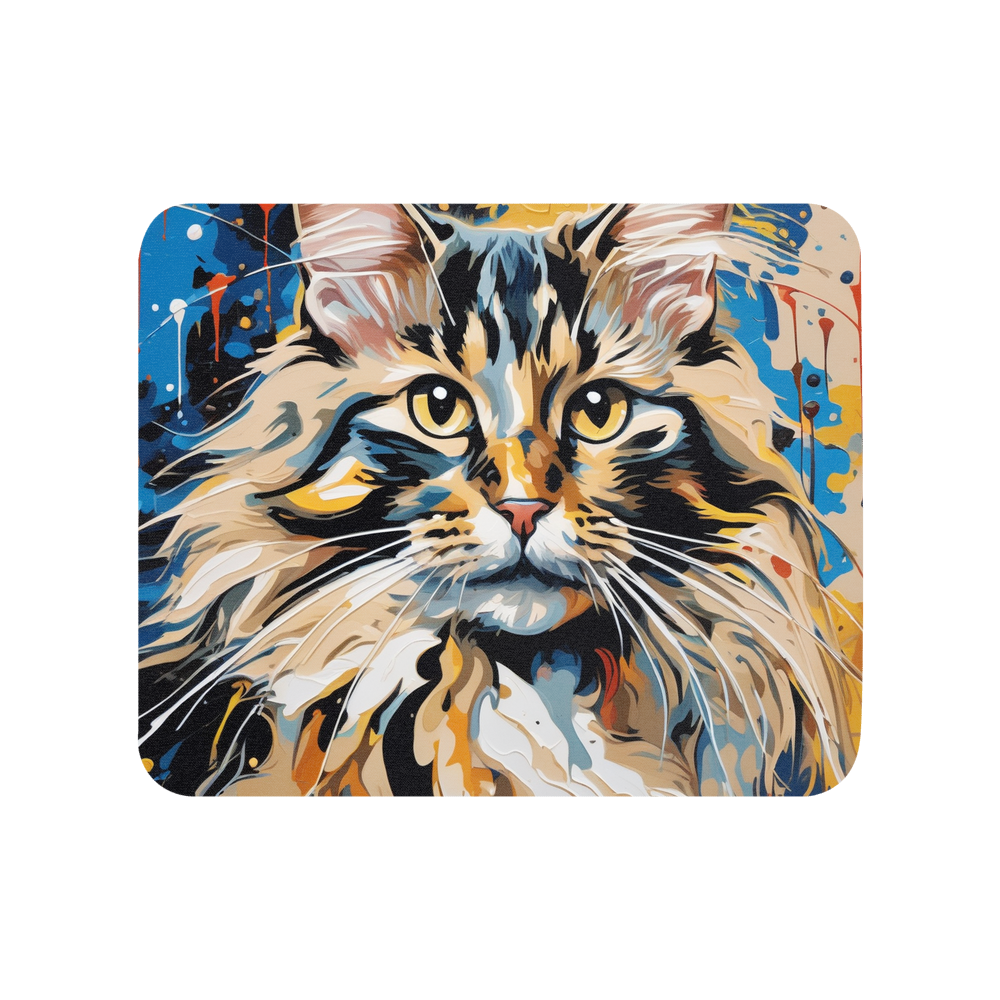 PugMug Custom Tabby Maine Coon Cat Mouse Pad