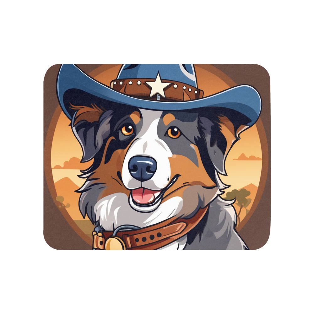 PugMug Custom Australian Shepherd Dog Mouse Pad