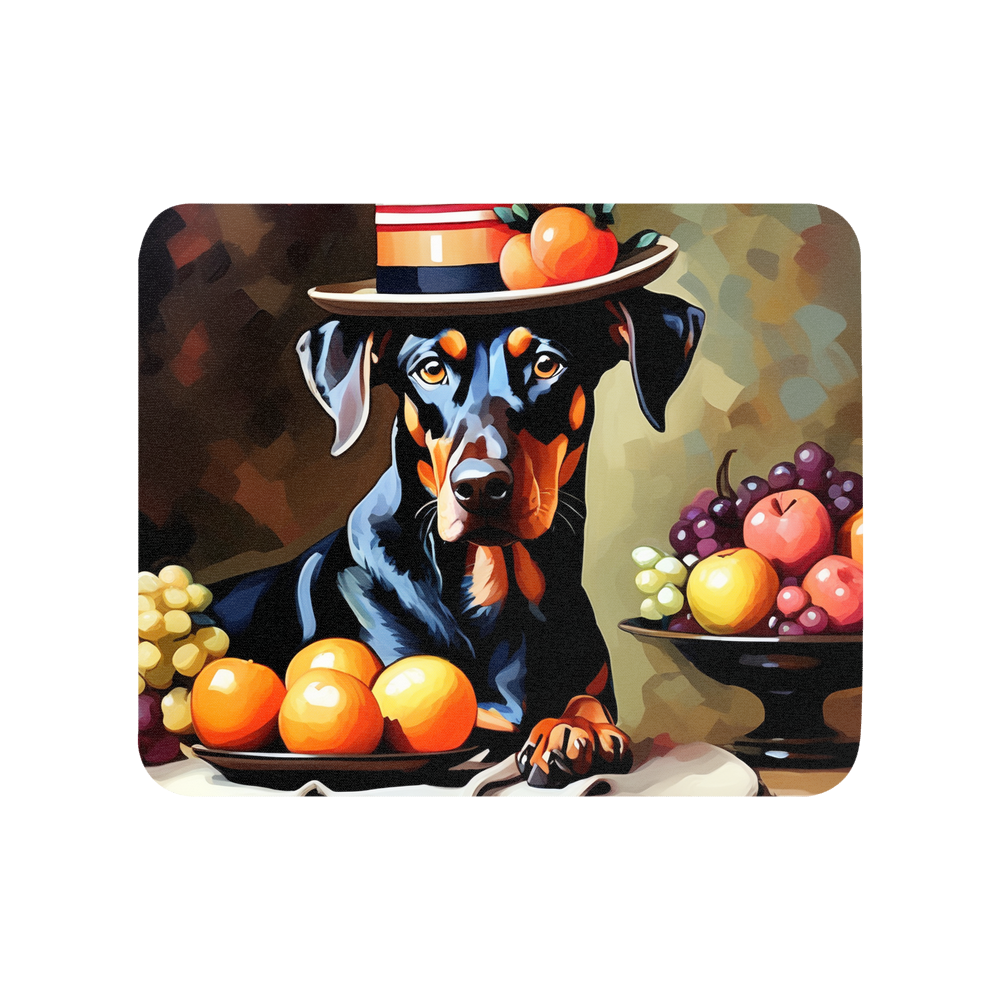 PugMug Custom Doberman Pinscher Mouse Pad