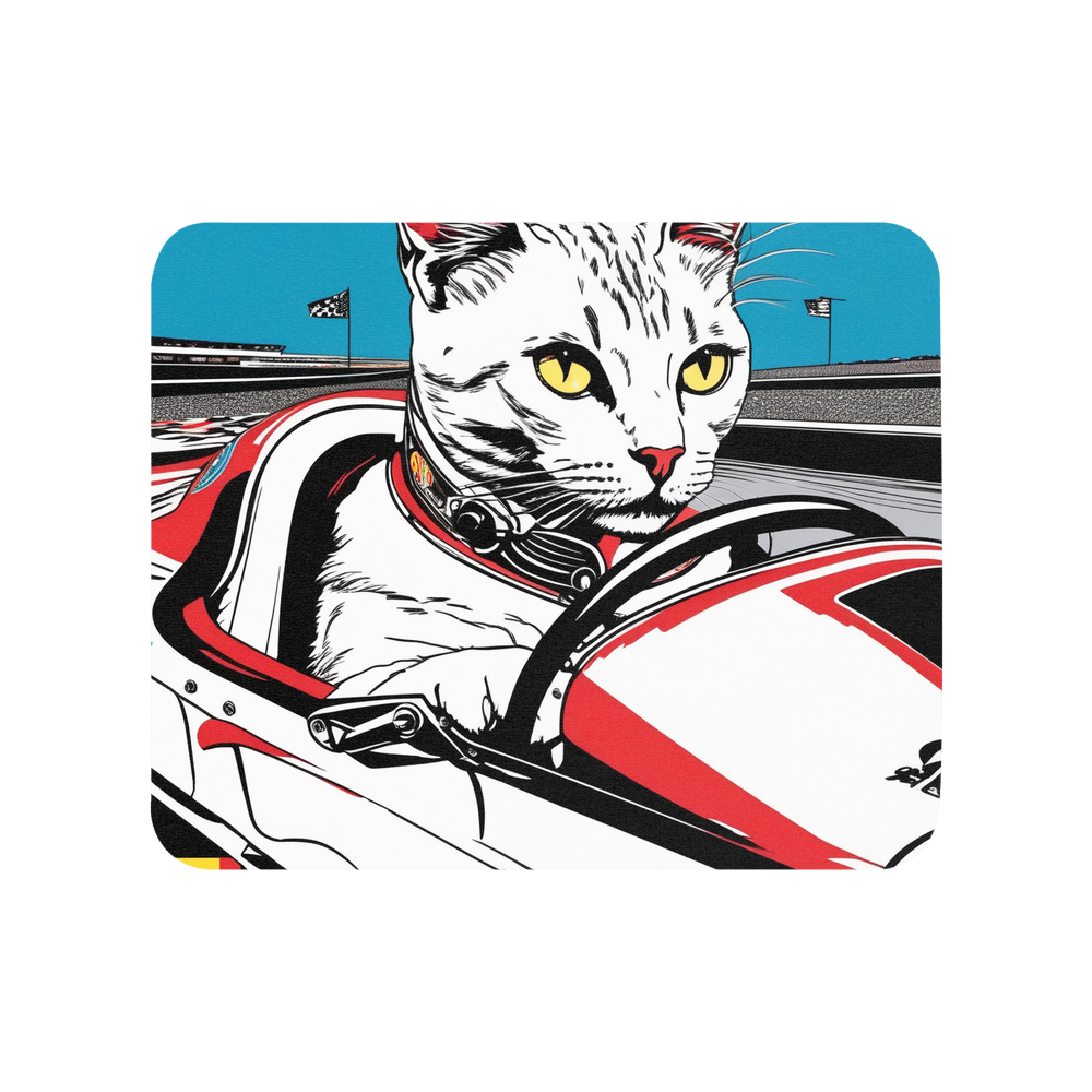 PugMug Custom White Companion Cat Mouse Pad