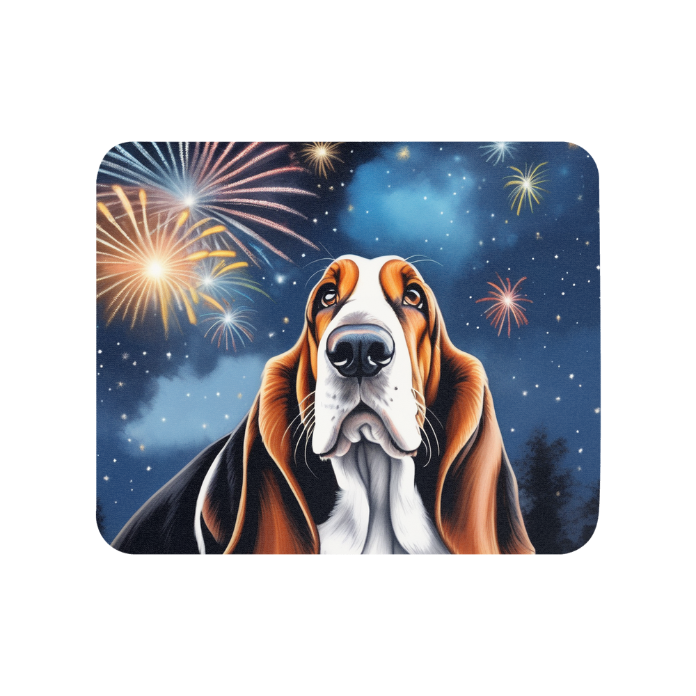 PugMug Custom Basset Hound Mouse Pad