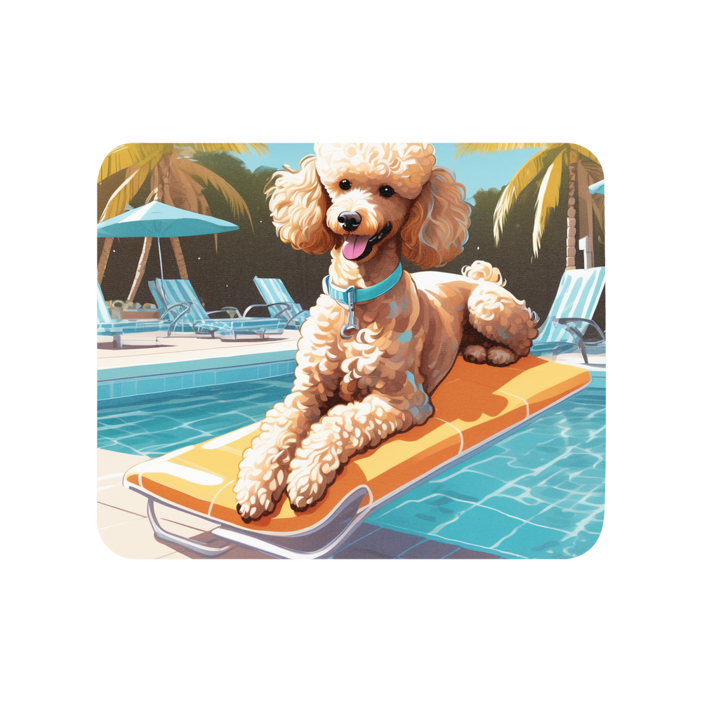 PugMug Custom Tan Poodle Mouse Pad