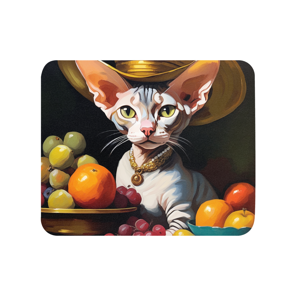 PugMug Custom Tabby Sphynx Cat Mouse Pad