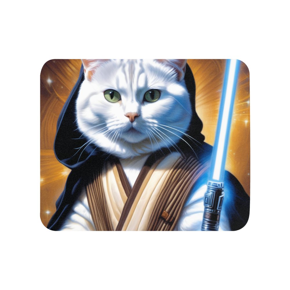 PugMug Custom White American Shorthair Cat Mouse Pad