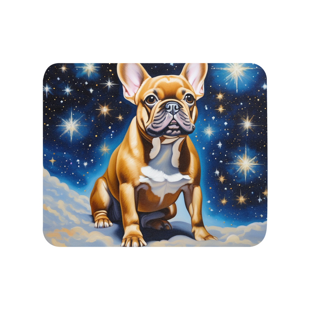 PugMug Custom Tan French Bulldog Mouse Pad