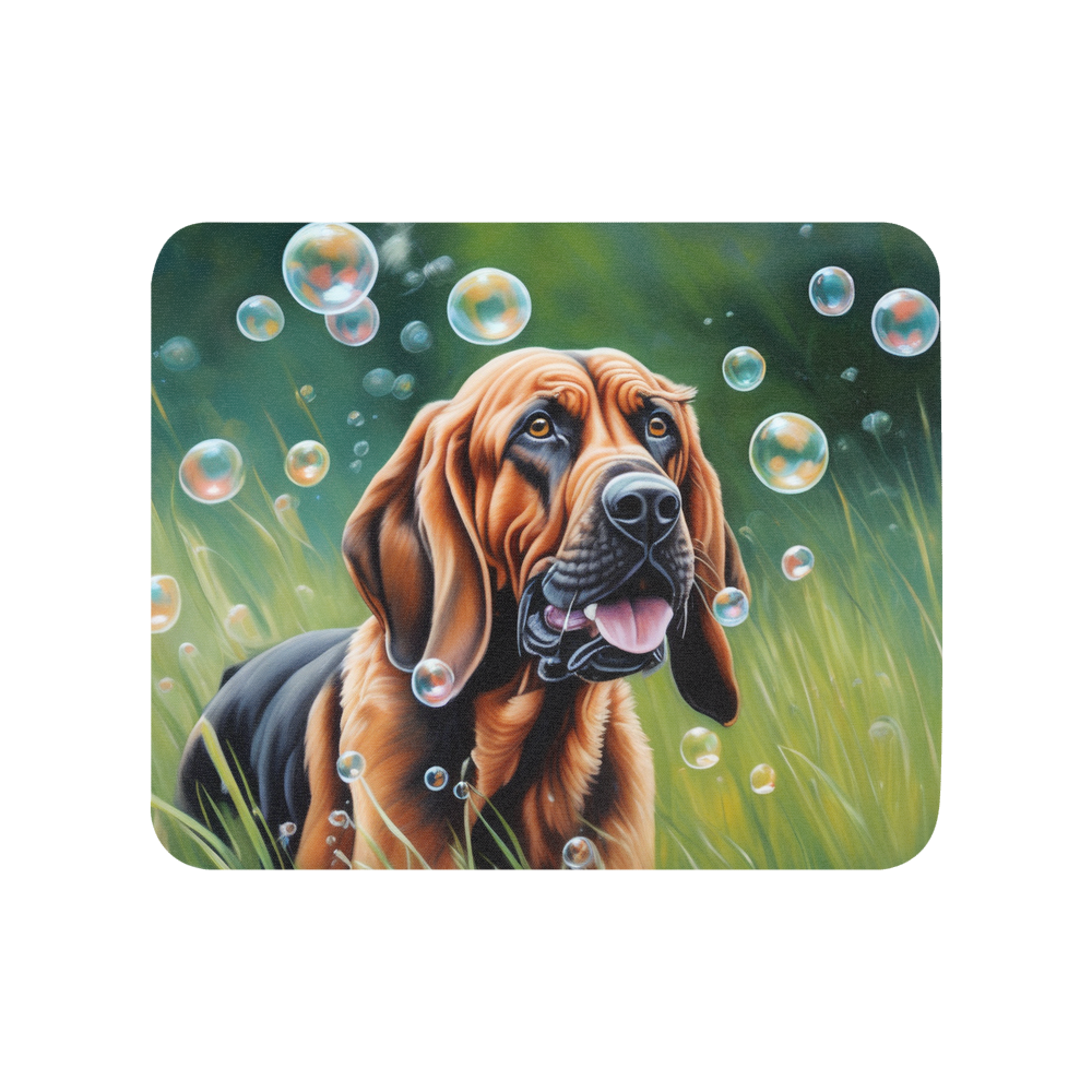 PugMug Custom Bloodhound Mouse Pad