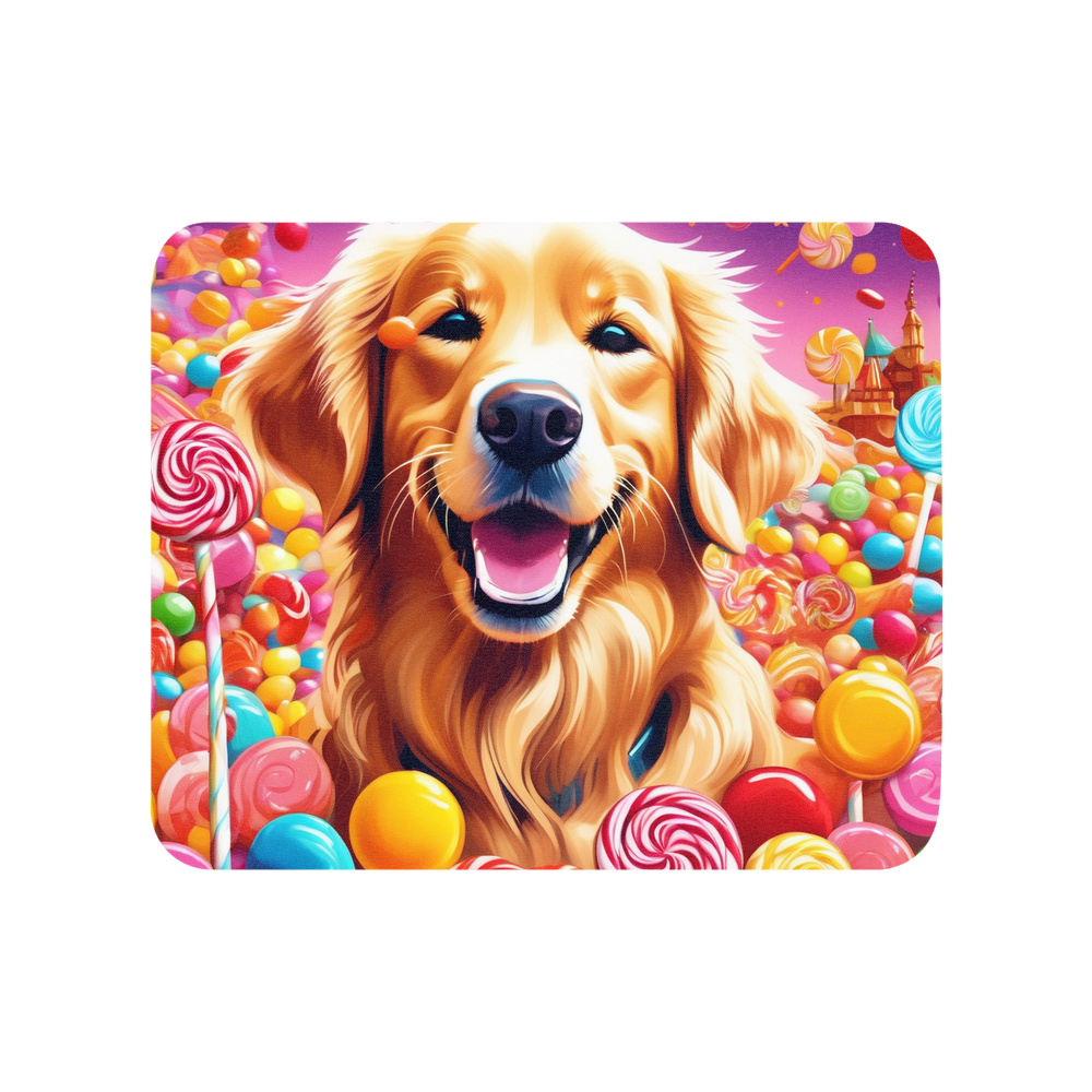 PugMug Custom Golden Retriever Mouse Pad