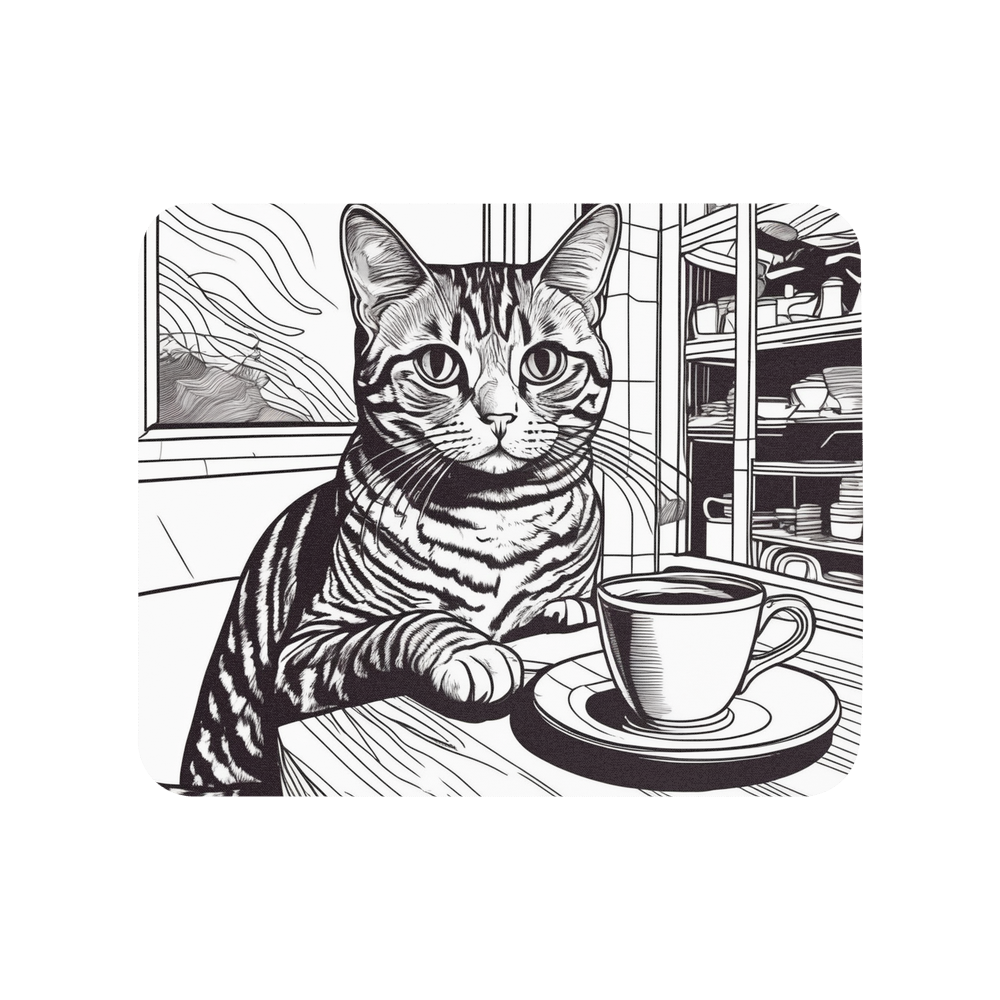 PugMug Custom Tabby American Shorthair Cat Mouse Pad