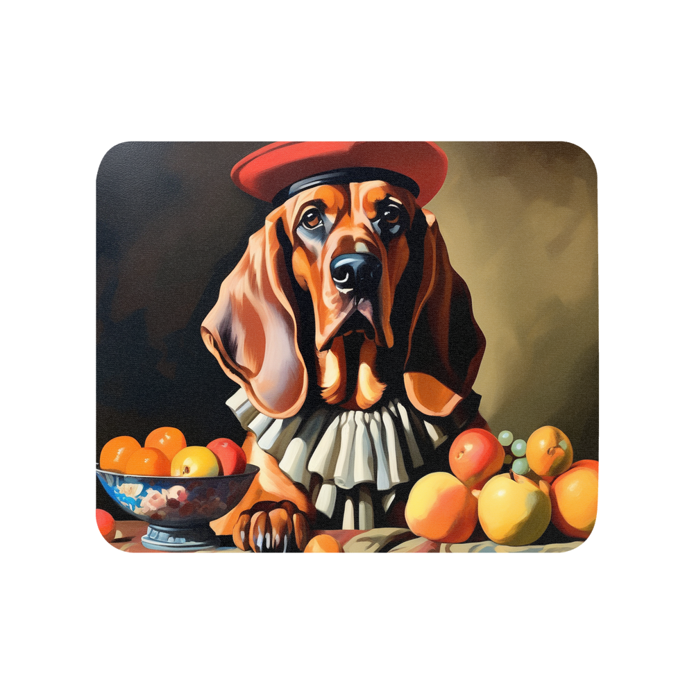 PugMug Custom Bloodhound Mouse Pad