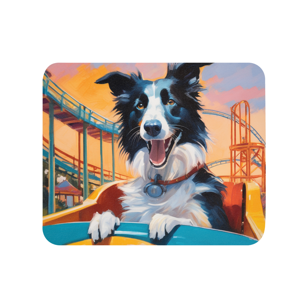 PugMug Custom Border Collie Mouse Pad