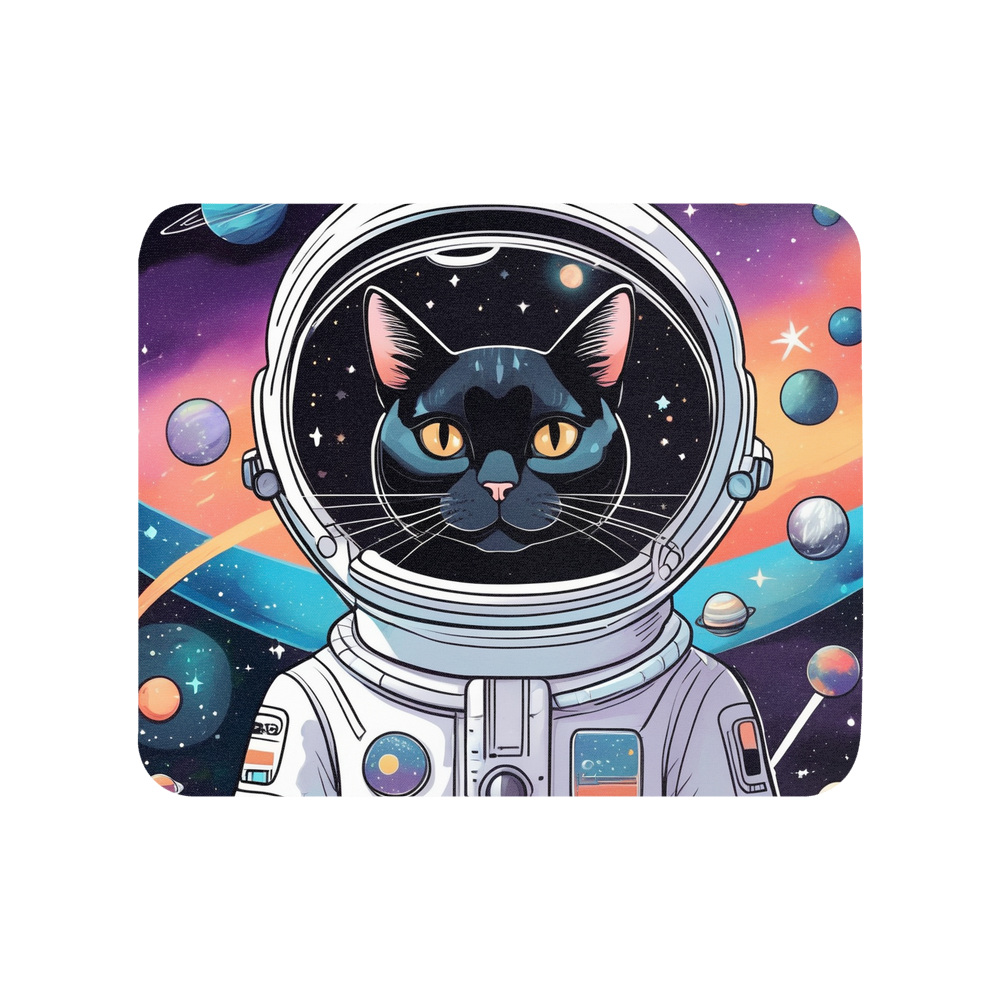 PugMug Custom Black Exotic Cat Mouse Pad