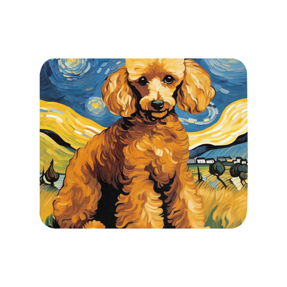 PugMug Custom Tan Poodle Mouse Pad