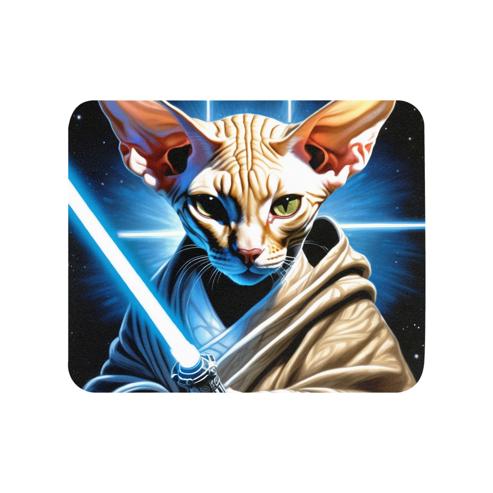 PugMug Custom Tabby Sphynx Cat Mouse Pad