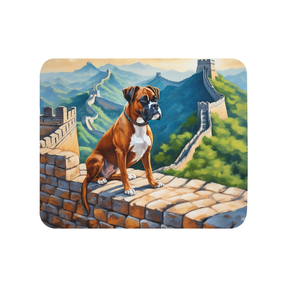 PugMug Custom Boxer Dog Mouse Pad