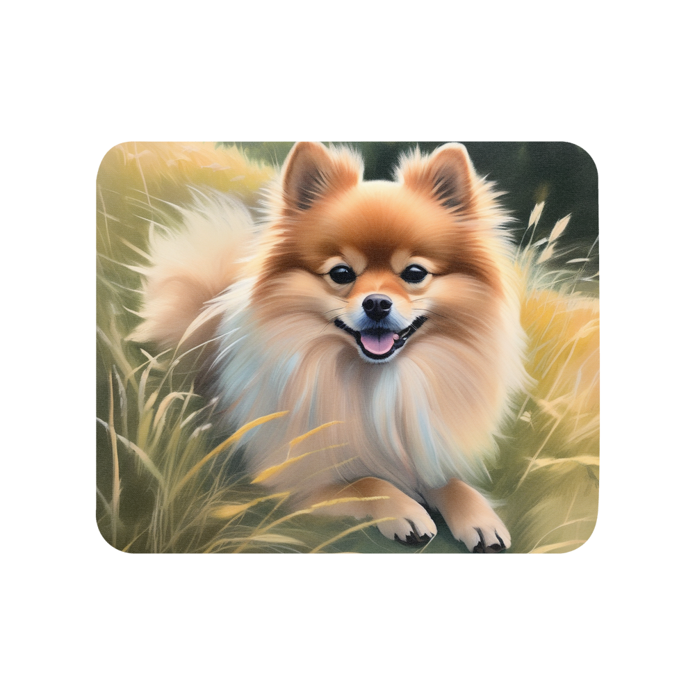 PugMug Custom Tan Pomeranian Mouse Pad