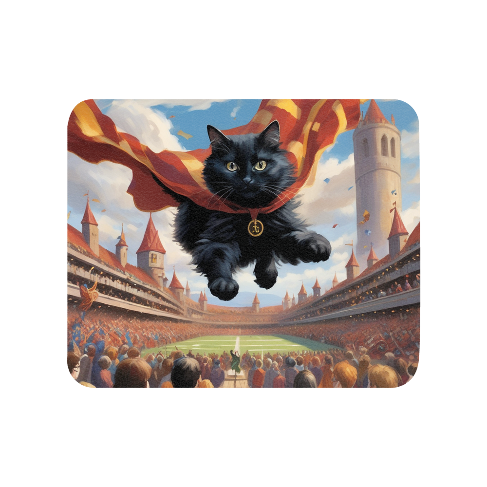 PugMug Custom Black Ragdoll Cat Mouse Pad