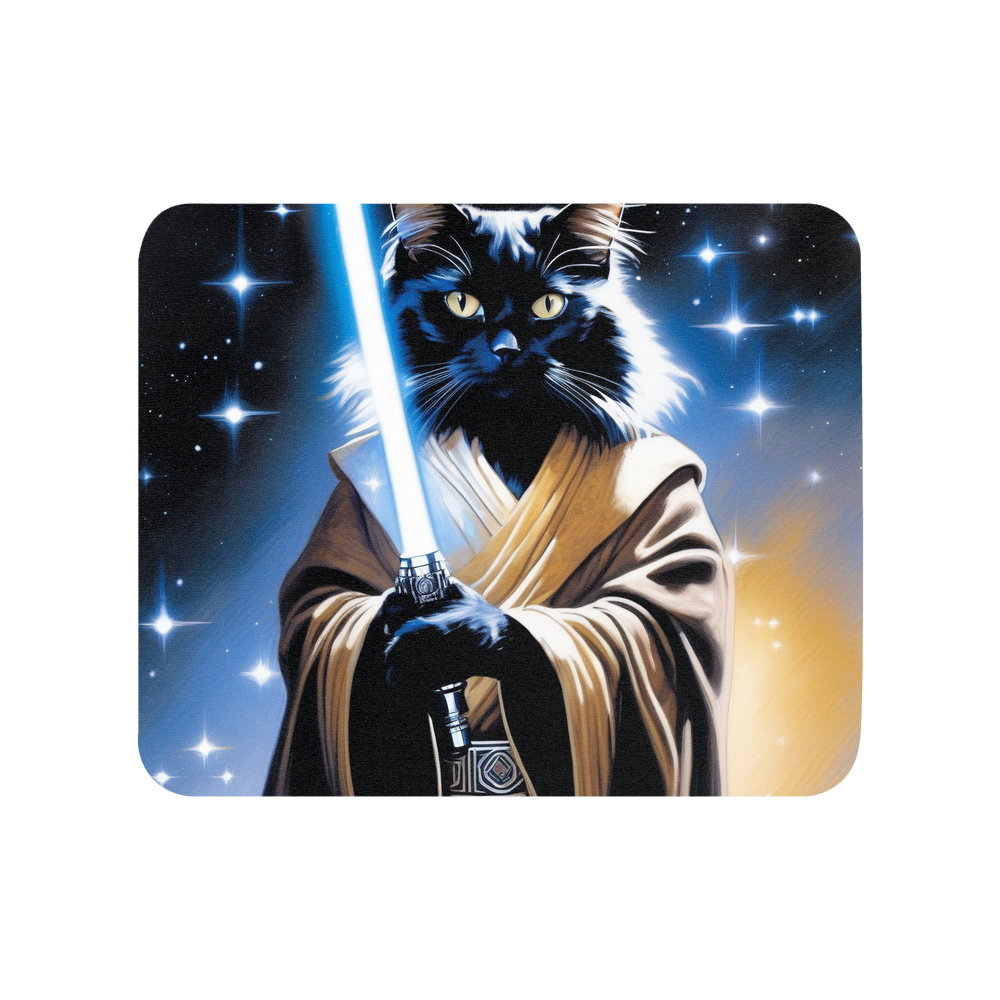 PugMug Custom Black Ragdoll Cat Mouse Pad