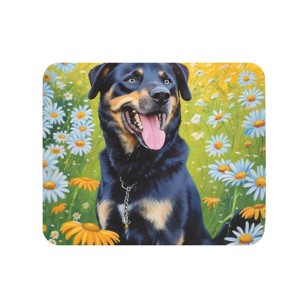 PugMug Custom Blue Mouse Pad