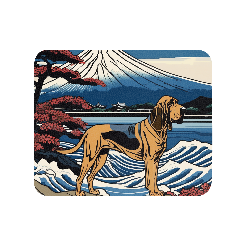 PugMug Custom Bloodhound Mouse Pad