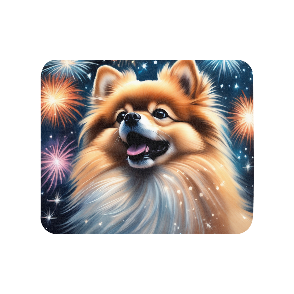 PugMug Custom Tan Pomeranian Mouse Pad
