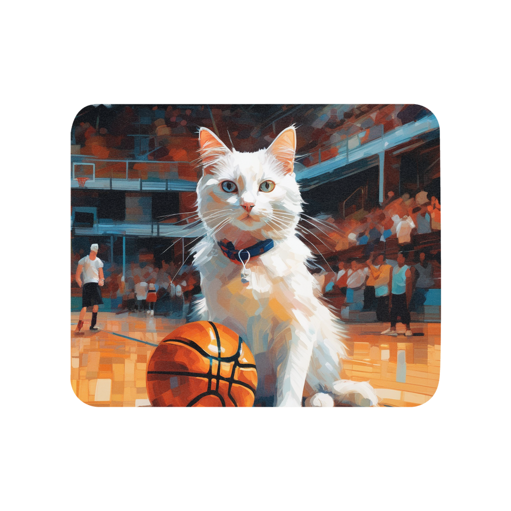 PugMug Custom White Companion Cat Mouse Pad