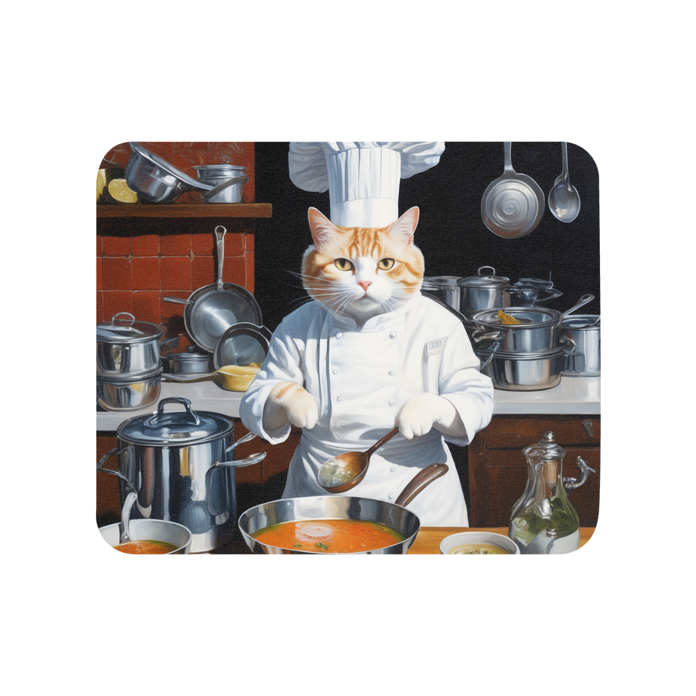 PugMug Custom White Companion Cat Mouse Pad