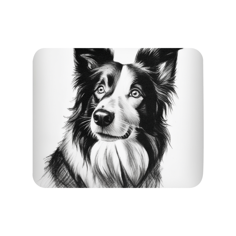 PugMug Custom Border Collie Mouse Pad