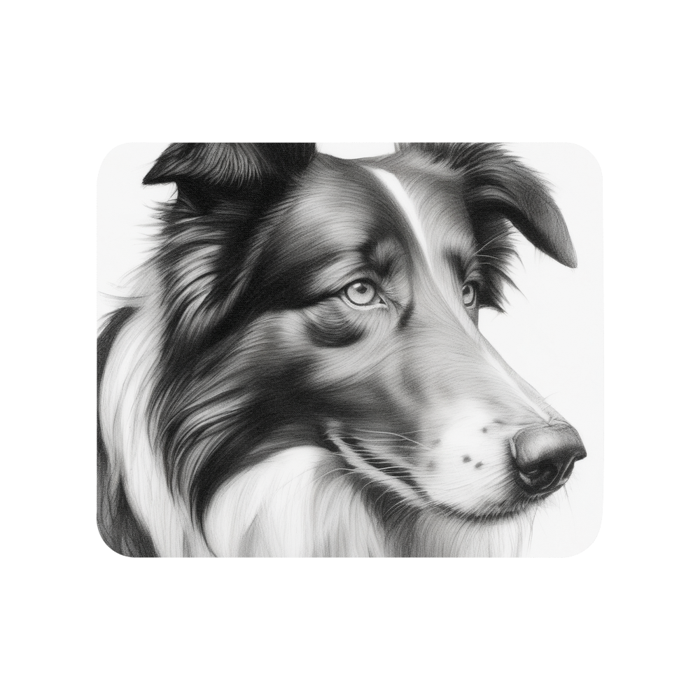 PugMug Custom Collie Mouse Pad