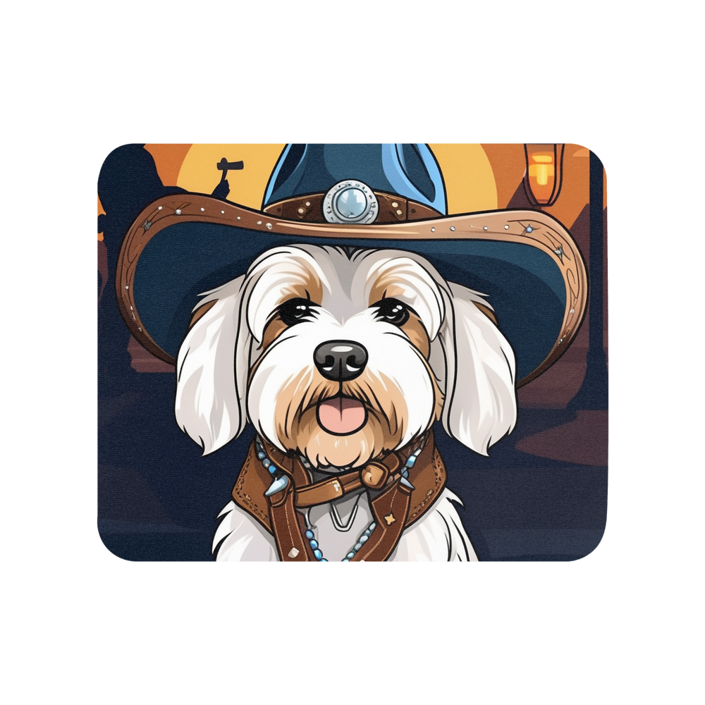 PugMug Custom White Havanese Dog Mouse Pad