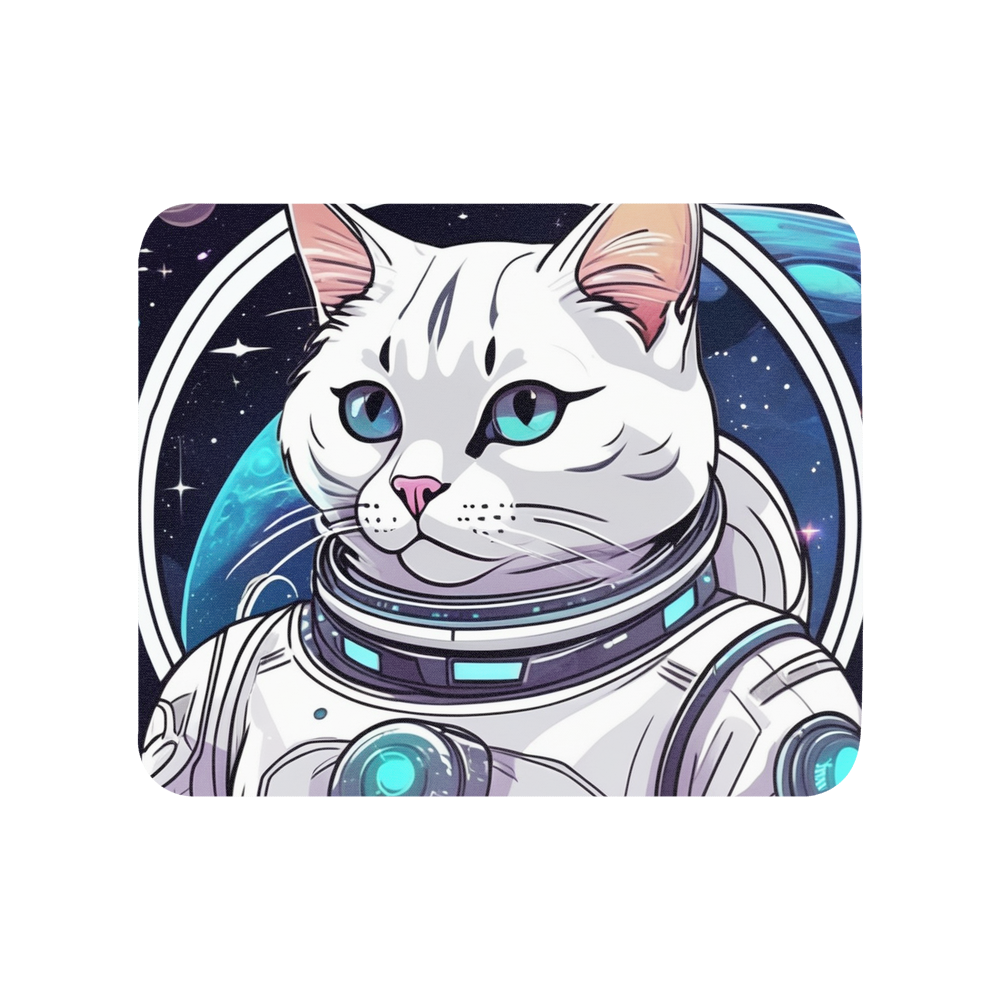 PugMug Custom White Exotic Cat Mouse Pad