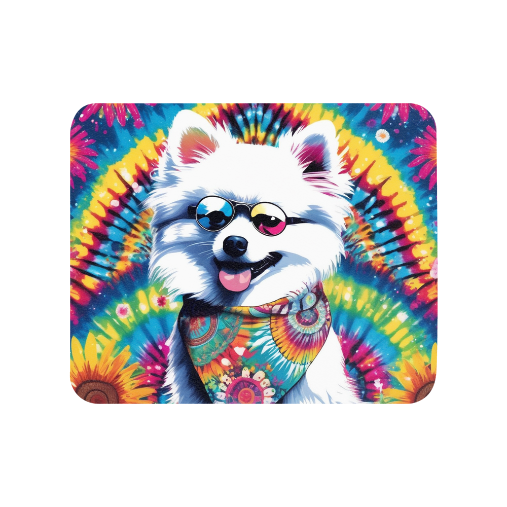 PugMug Custom White Pomeranian Mouse Pad