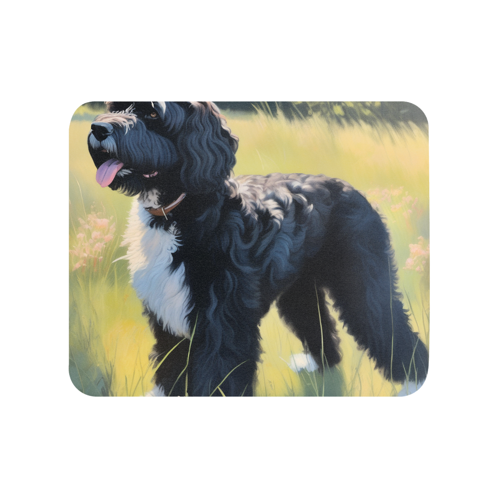 PugMug Custom Portuguese Water Dog Mouse Pad