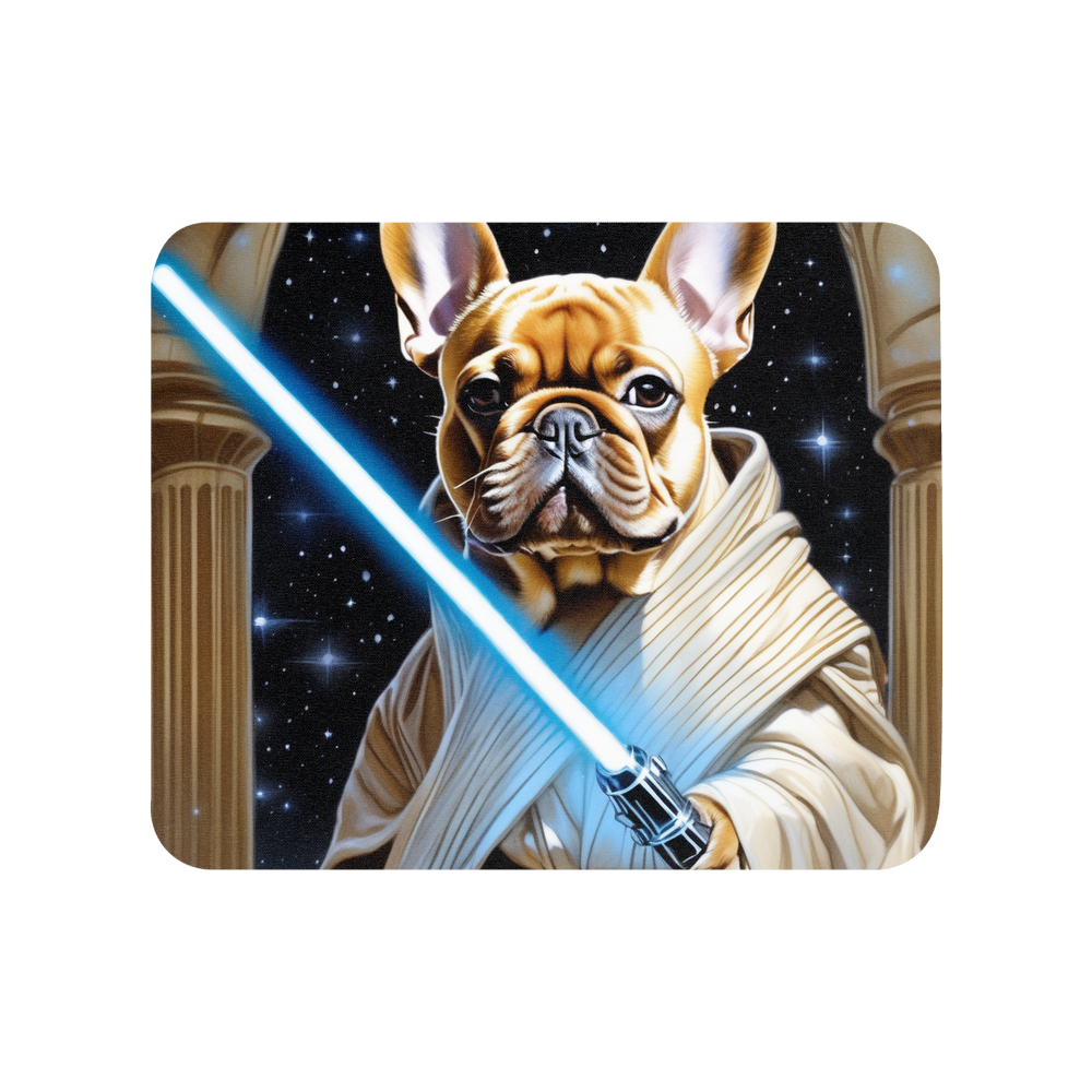 PugMug Custom Tan French Bulldog Mouse Pad