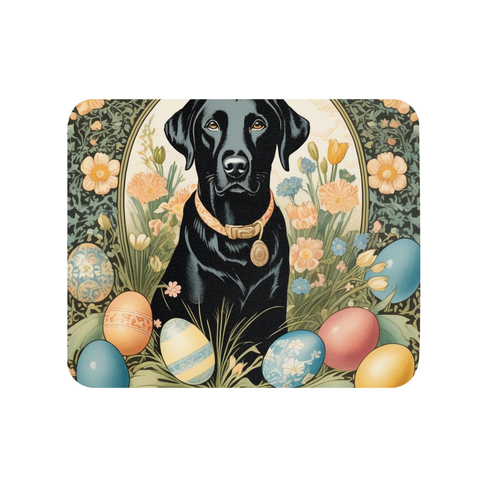 PugMug Custom Black Labrador Retriever Mouse Pad