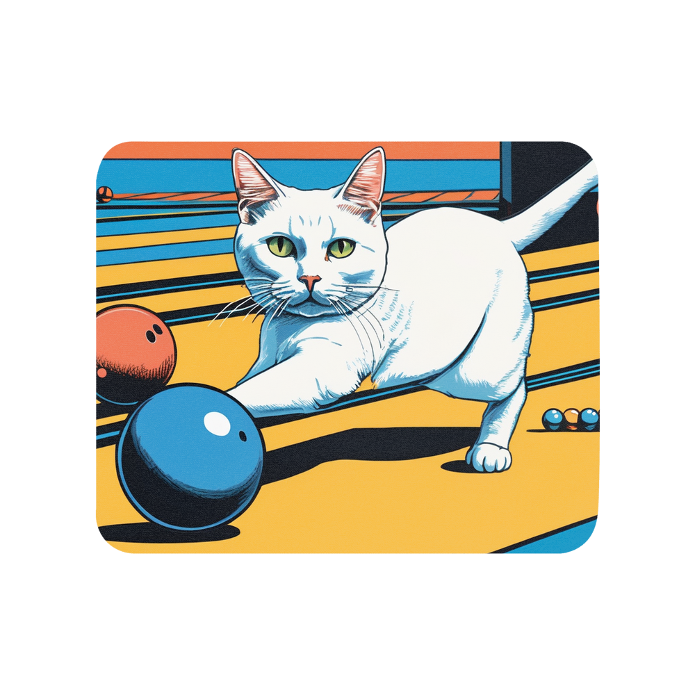 PugMug Custom White Companion Cat Mouse Pad