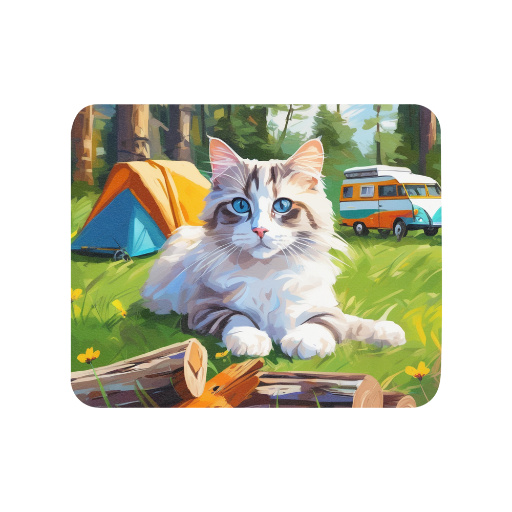 PugMug Custom Tabby Ragdoll Cat Mouse Pad