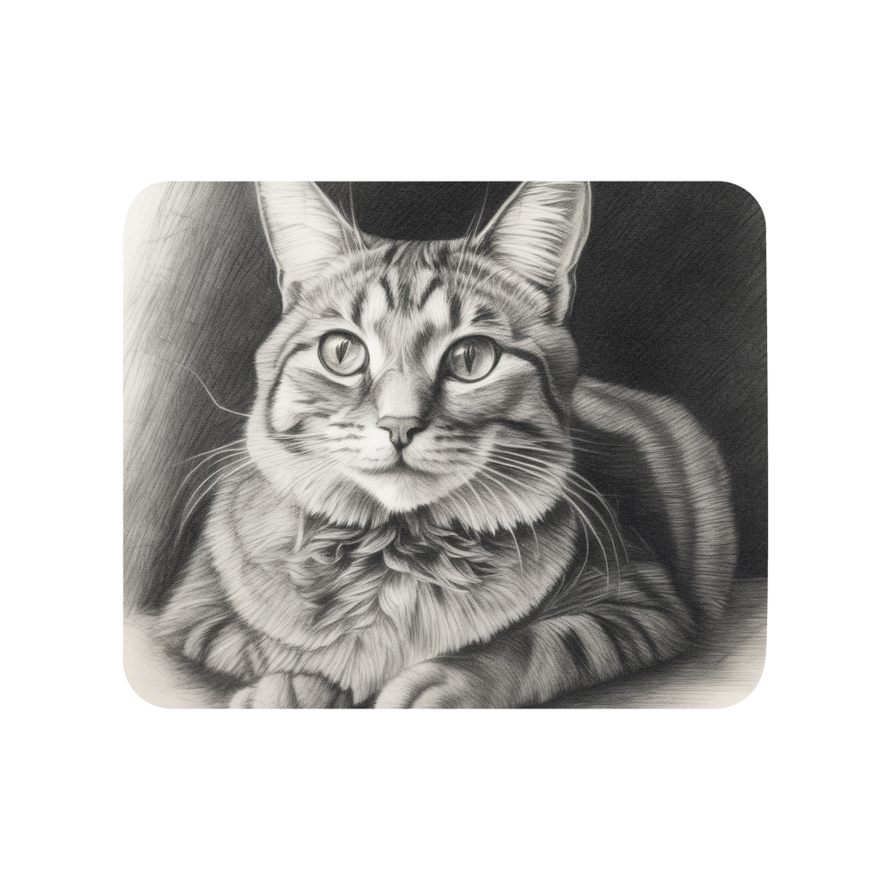 PugMug Custom Tabby Companion Cat Mouse Pad